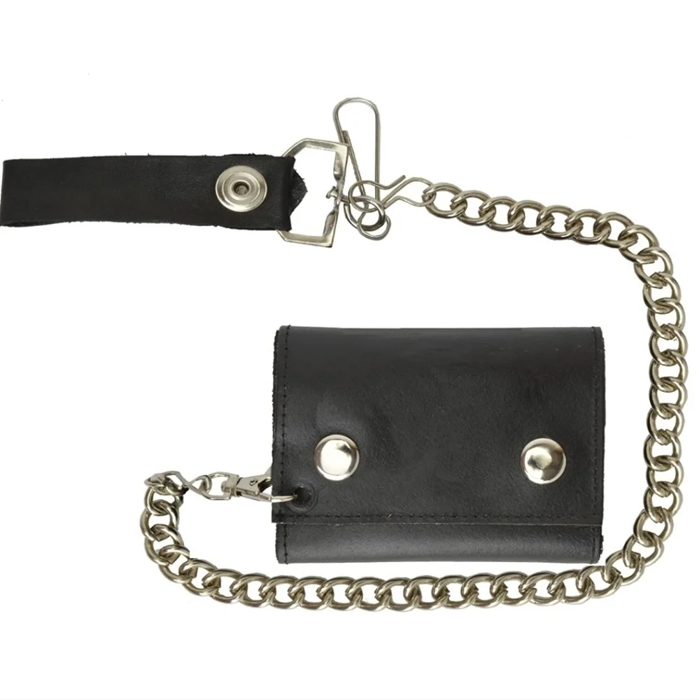 New black Levi's Men's Trifold Wallet-Sleek and Slim